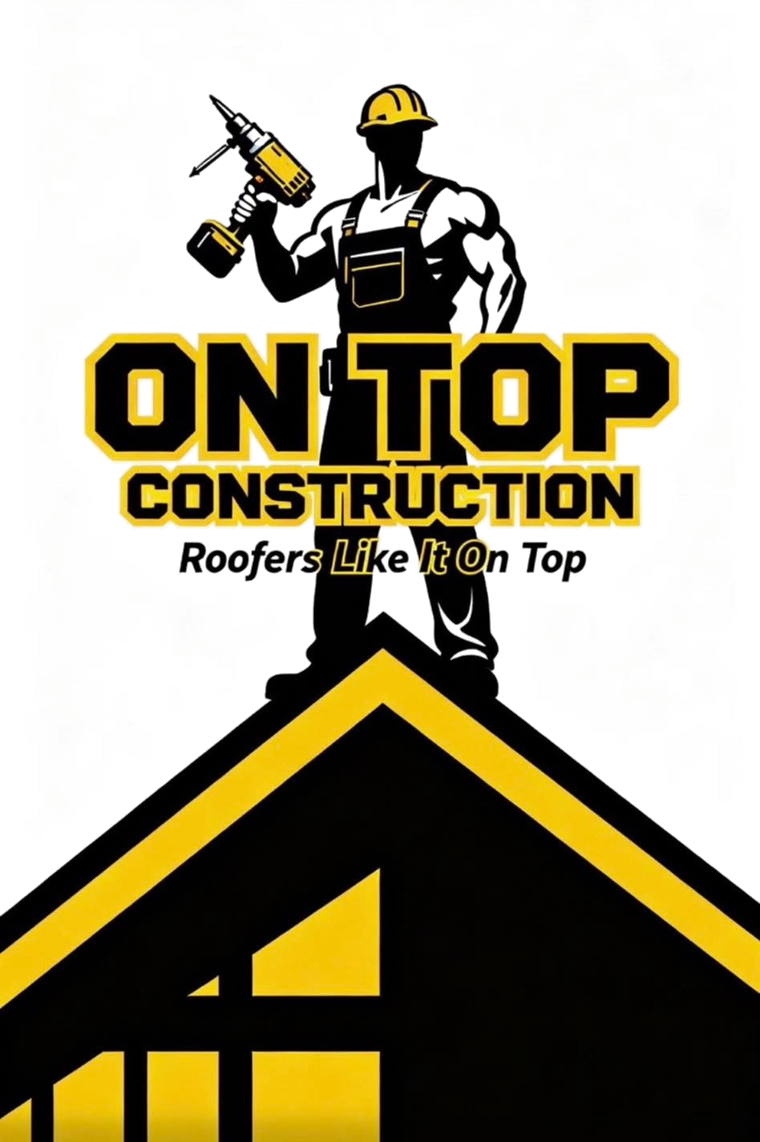On Top Construction logo: Roofers Like It On Top